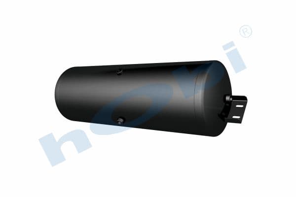 Air Tank Ø300 L:882 Steel Cover With Bracket UN Lt:60 Black (RAL9005)