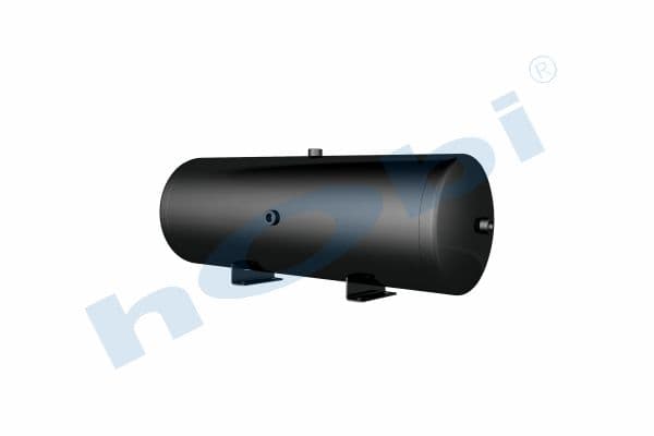 Air Tank Ø300 L:882 Steel Body With Bracket UN Lt:60 Black (RAL9005)
