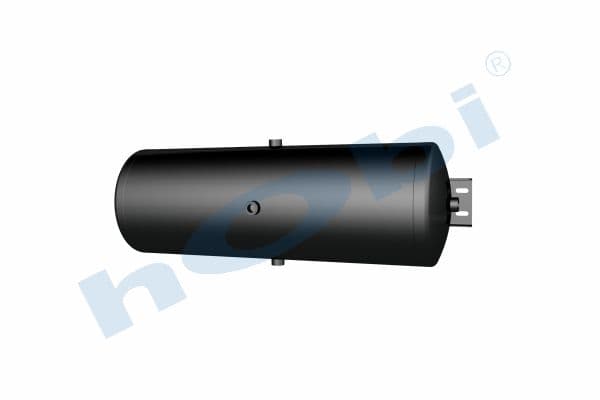 Air Tank Ø300 L:892 Steel Cover With Bracket UN Lt:60 Black (RAL9005)