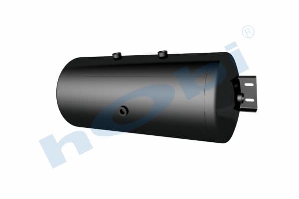 Air Tank Ø310 L:712 Steel Cover With Bracket UN Lt:50 Black (RAL9005)