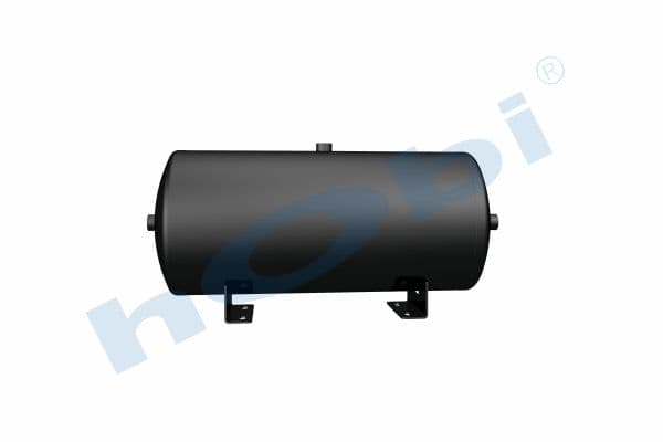 Air Tank, Ø310 L:719 Steel, Body With Bracket, UN Lt:50 Black (RAL9005)