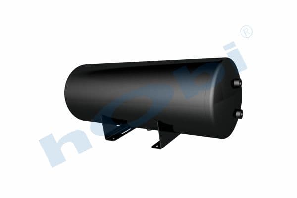 Air Tank Ø310 L:865 Steel Body With Bracket UN Lt:60 Black (RAL9005)