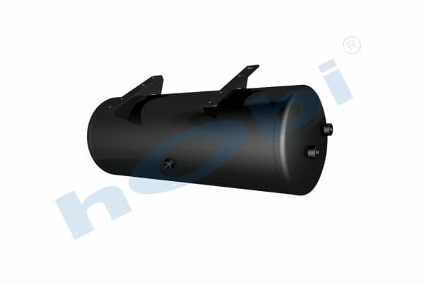 Air Tank Ø310 L:862 Steel Body With Bracket UN Lt:60 Black (RAL9005)