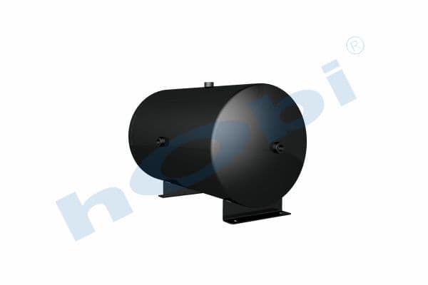 Air Tank Ø396 L:722 Steel Body With Bracket UN Lt:80 Black (RAL9005)