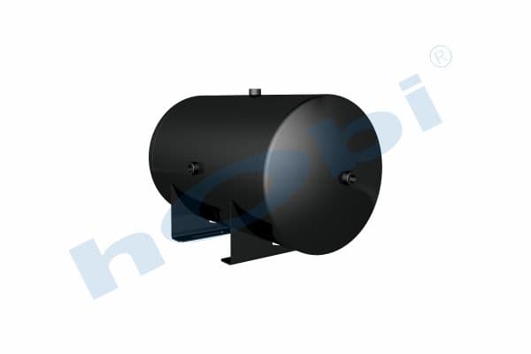 Air Tank Ø396 L:722 Steel Body With Bracket KR Lt:80 Black (RAL9005)