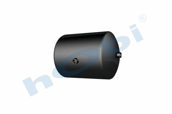 Air Tank Ø276 L:382 Steel Lt:20 Black (RAL9005)