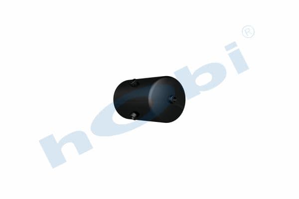Air Tank Ø200 L:351 Steel Lt:10 Black (RAL9005)