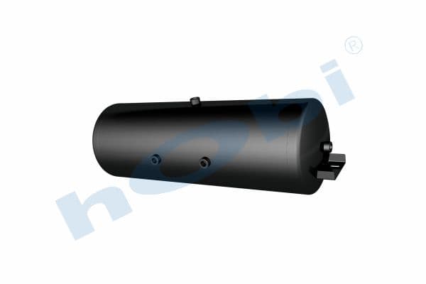 Air Tank Ø300 L:885 Steel Cover With Bracket Lt:60 Black (RAL9005)