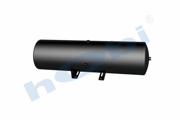 Air Tank Ø310 L:1134 Steel Body With Bracket Lt:80 Black (RAL9005)