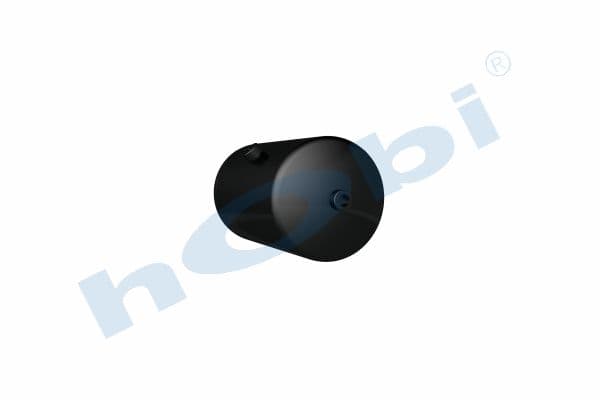 Air Tank Ø200 L:364 Steel Lt:10 Black (RAL9005)