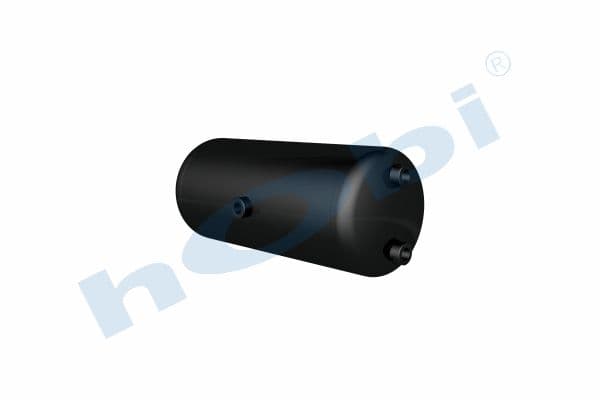 Air Tank Ø206 L:482 Steel Lt:15 Black (RAL9005)