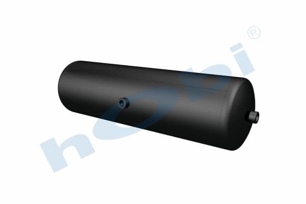 Hava Tankı, Ø200 L:702 Çelik, Lt:22 Siyah (RAL9005)