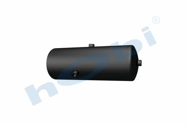 Hava Tankı, Ø206 L:566 Çelik, Lt:18 Siyah (RAL9005)