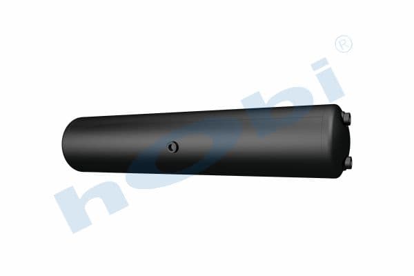 Hava Tankı, Ø206 L:989 Çelik, Lt:30 Siyah (RAL9005)