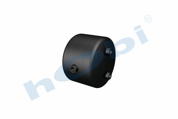 Hava Tankı, Ø246 L:199 Çelik, Lt:10 Siyah (RAL9005)
