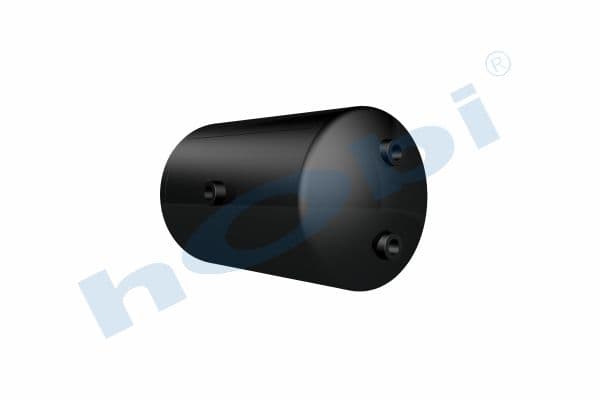 Air Tank Ø246 L:425 Steel Lt:17 Black (RAL9005)