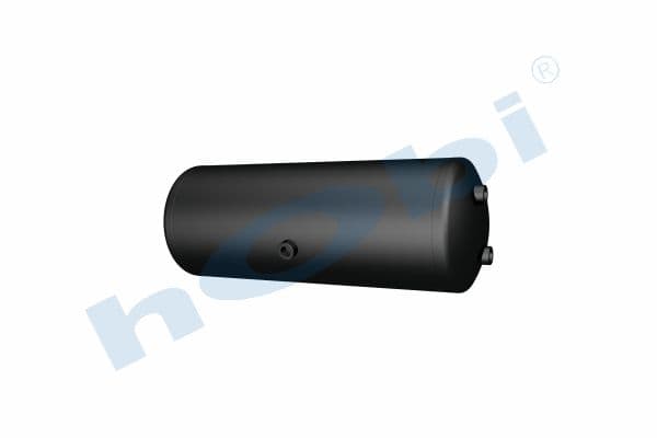 Hava Tankı, Ø250 L:685 Çelik, Lt:30 Siyah (RAL9005)