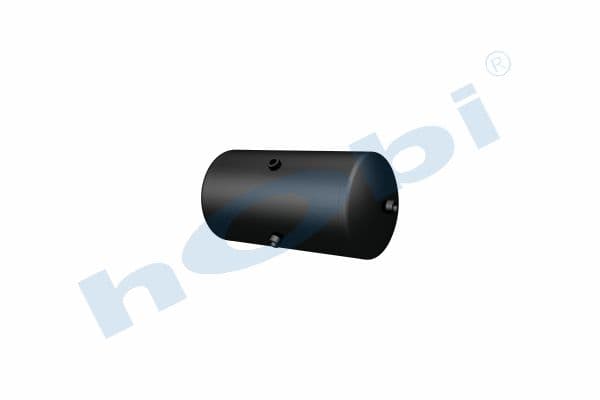 Hava Tankı, Ø276 L:566 Çelik, Lt:30 Siyah (RAL9005)