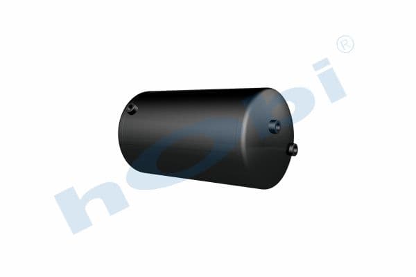 Air Tank Ø276 L:547 Steel Lt:30 Black (RAL9005)