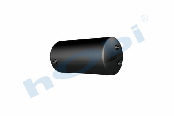 Air Tank Ø276 L:607 Steel Lt:33 Black (RAL9005)