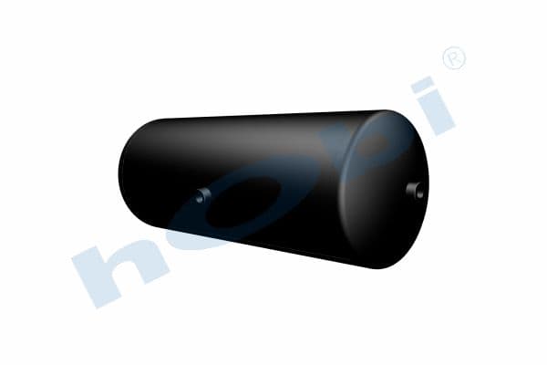 Air Tank Ø276 L:742 Steel Lt:40 Black (RAL9005)
