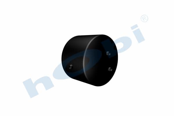 Air Tank Ø396 L:393 Steel Lt:40 Black (RAL9005)