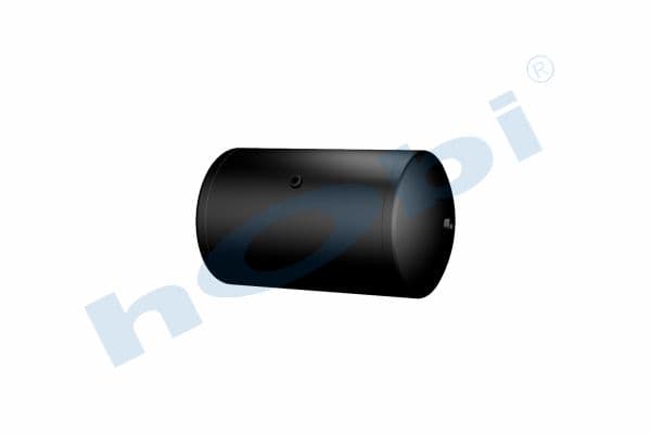 Air Tank Ø396 L:716 Steel Lt:80 Black (RAL9005)