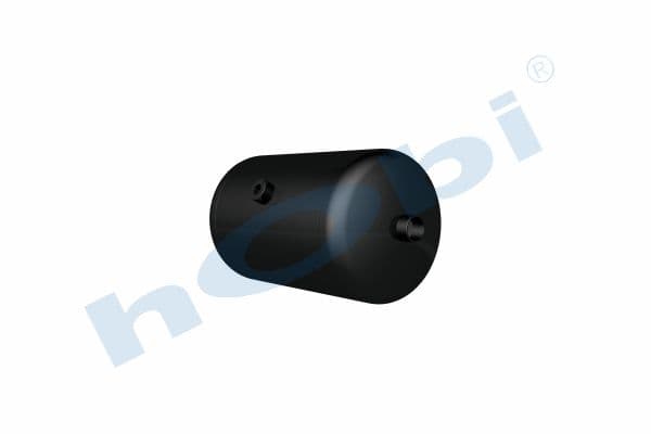 Air Tank Ø206 L:347 Steel Lt:10 Black (RAL9005)