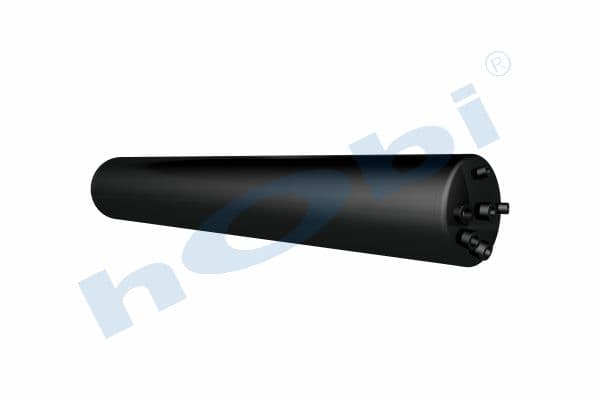 Air Tank Ø230 L:1407 4 Steel Lt:56 Black (RAL9005)