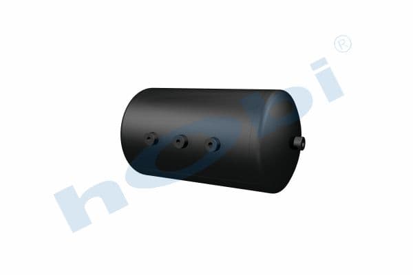 Hava Tankı, Ø246 L:467 Çelik, Lt:20 Siyah (RAL9005)