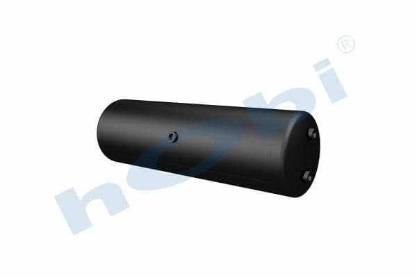 Hava Tankı, Ø246 L:802 Çelik, Lt:35 Siyah (RAL9005)
