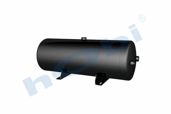 Air Tank Ø246 L:684 Steel Body With Bracket Lt:30 Black (RAL9005)
