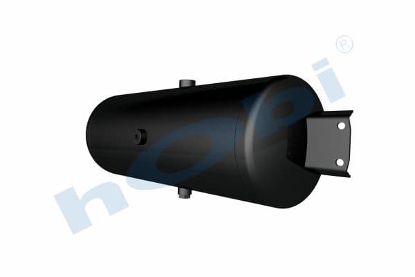 Air Tank Ø246 L:686 Steel Cover With Bracket Lt:30 Black (RAL9005)