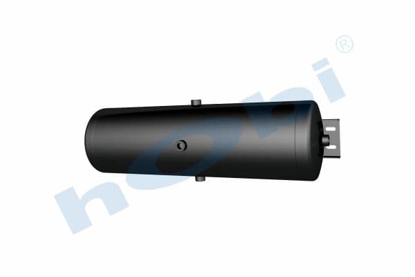 Air Tank Ø246 L:829 Steel Cover With Bracket Lt:38 Black (RAL9005)