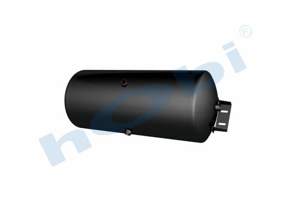 Air Tank Ø300 L:714 Steel Cover With Bracket Lt:45 Black (RAL9005)