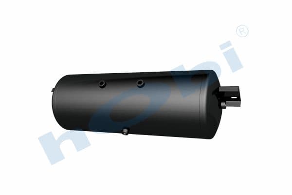 Air Tank Ø310 L:867 Steel Cover With Bracket Lt:60 Black (RAL9005)
