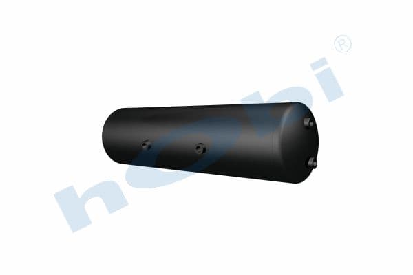 Air Tank, Ø246 L:894 Steel, Lt:40 Black (RAL9005)