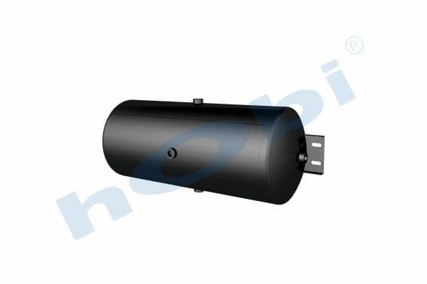 Air Tank Ø300 L:723 Steel Cover With Bracket Lt:50 Black (RAL9005)