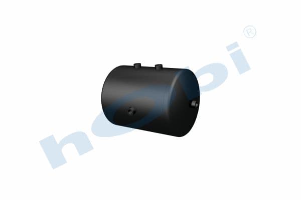 Hava Tankı, Ø310 L:445 Çelik, Lt:30 Siyah (RAL9005)