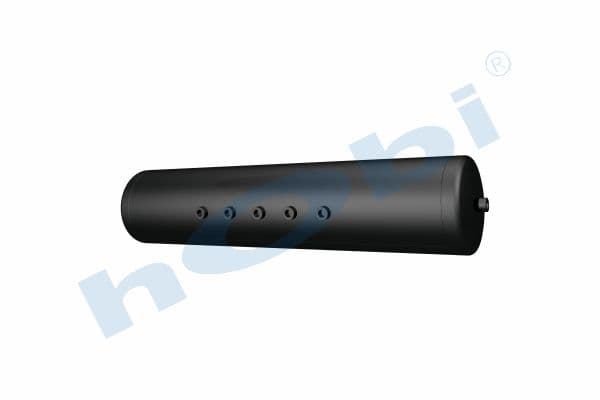 Hava Tankı, Ø246 L:1130 Çelik, Lt:53 Siyah (RAL9005)