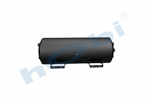 Air Tank, Ø246 L:702 Steel, Body With Bracket, Lt:30 Black (RAL9005)