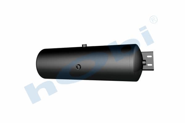 Air Tank Ø246 L:802 Steel Cover With Bracket Lt:38 Black (RAL9005)