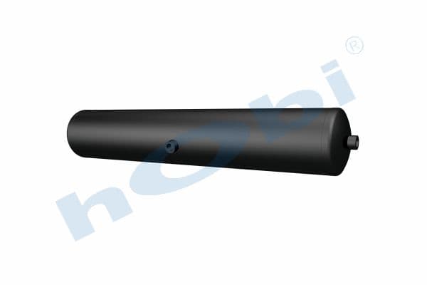 Air Tank, Ø154 L:863 Steel, Lt:15 Black (RAL9005)