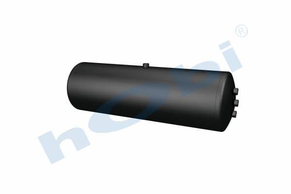 Hava Tankı, Ø310 L:994 Çelik, Lt:70 Siyah (RAL9005)
