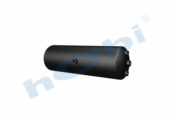 Hava Tankı, Ø206 L:686 Çelik, Lt:20 Siyah (RAL9005)