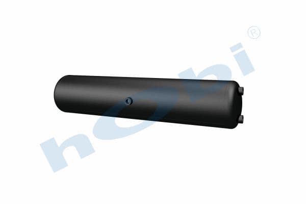 Hava Tankı, Ø206 L:972 Çelik, Lt:30 Siyah (RAL9005)