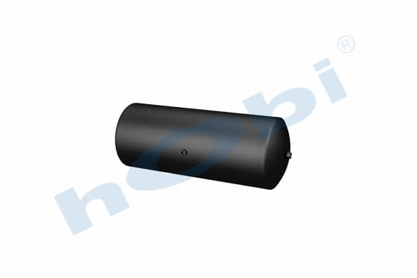 Hava Tankı, Ø396 L:1040 Çelik, Lt:120 Siyah (RAL9005)