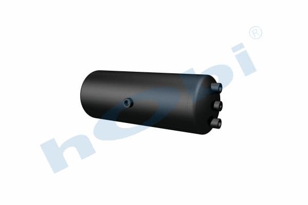 Hava Tankı, Ø206 L:575 Çelik, Lt:18 Siyah (RAL9005)