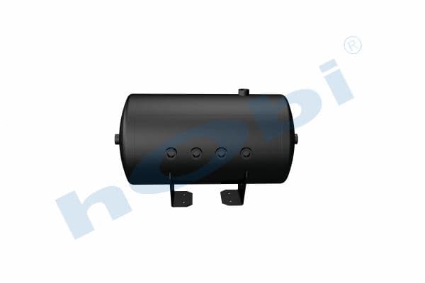 Air Tank Ø300 L:572 Steel Body With Bracket Lt:36 Black (RAL9005)