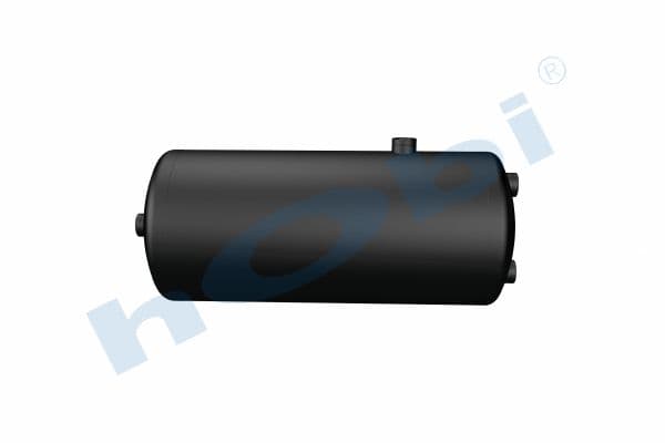Air Tank Ø206 L:489 Steel VL Lt:15 Black (RAL9005)